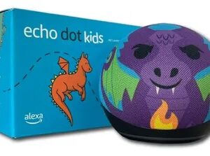 Alexa Echo Dot Speaker Kids 5Gen Diseño De Dragon