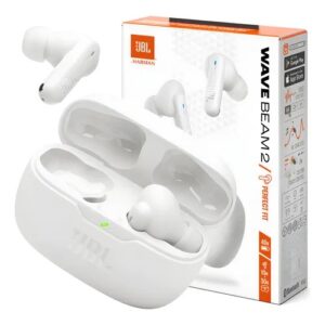 Auricular BT JBL Wave Beam 2 Blanco