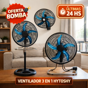 Ventildor de Pie 18" 3 en 1