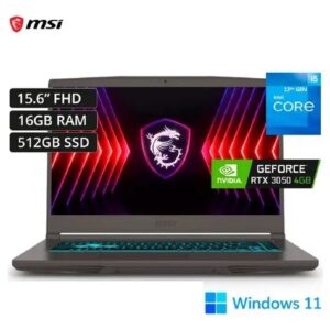 NB MSI THIN 15 I5/16GB/512DDF/15 6/RTX30504G/E11