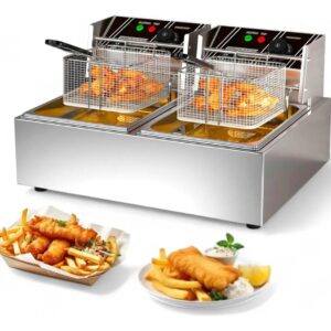 NovoHome Freidora De Aceite 12Lts 5000W NH-FAC1200