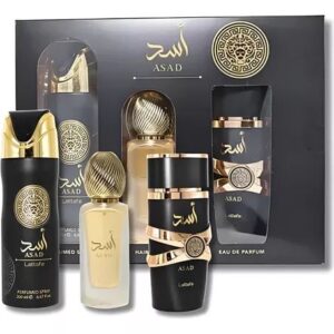 Set Lattafa Asad Para Caballero 3 Piezas