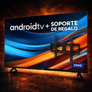 TV Smart JOOG Android TV 43″ FHD + Soporte Fijo