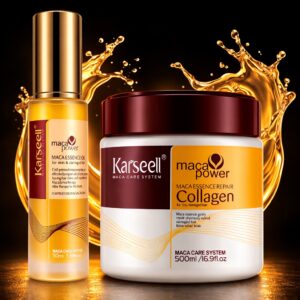 Combo Karseell Mascarilla Capilar de Colágeno 500ml e Aceite de Argán 50ml