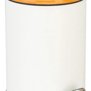 HogarActual Cesto De Residuos Acero 3Lts – Blanco