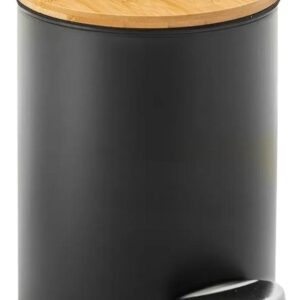 HogarActual Cesto De Residuos Acero 3Lts – Negro