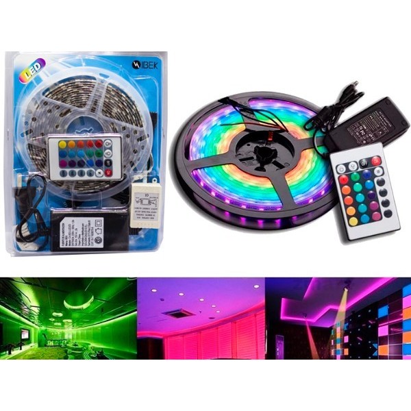 Tira Luces Led 5050 Rgb Kit Completo control Y Fu