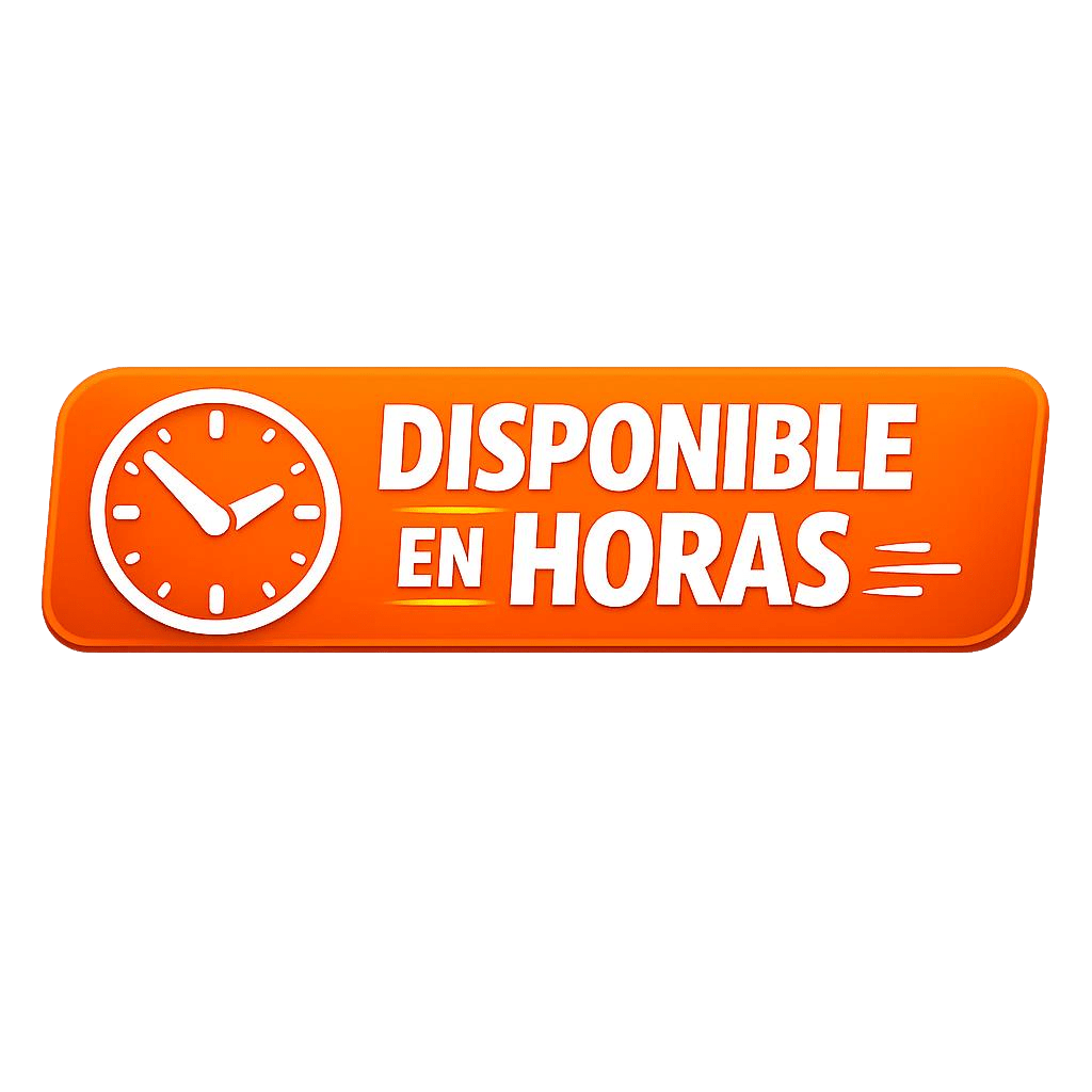 Disponible en horas