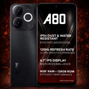 Itel Awezome A80 4G 4+4/128GB – Black