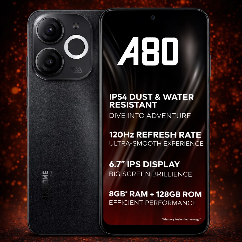 Itel Awezome A80 4G 4+4/128GB - Black