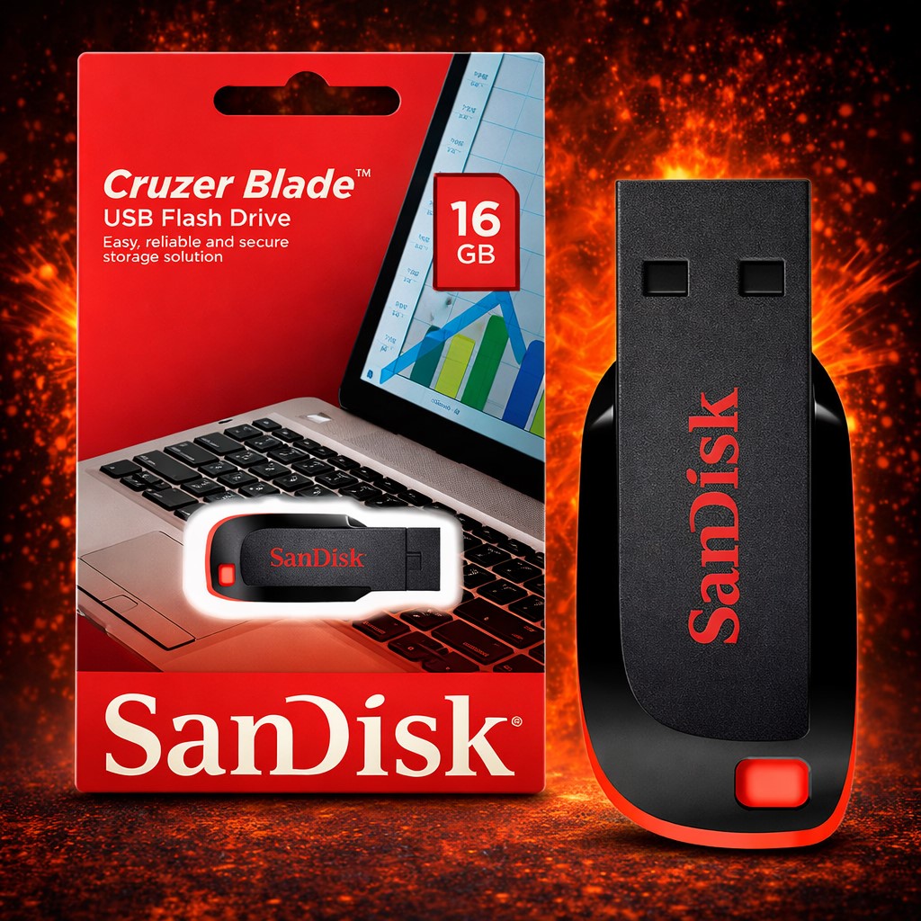 Pendrive Sandisk Cruzer Blade 16GB