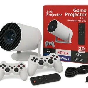 Proyector MXQ X2 Game 8K Ultra HD 2 Joystick Bla